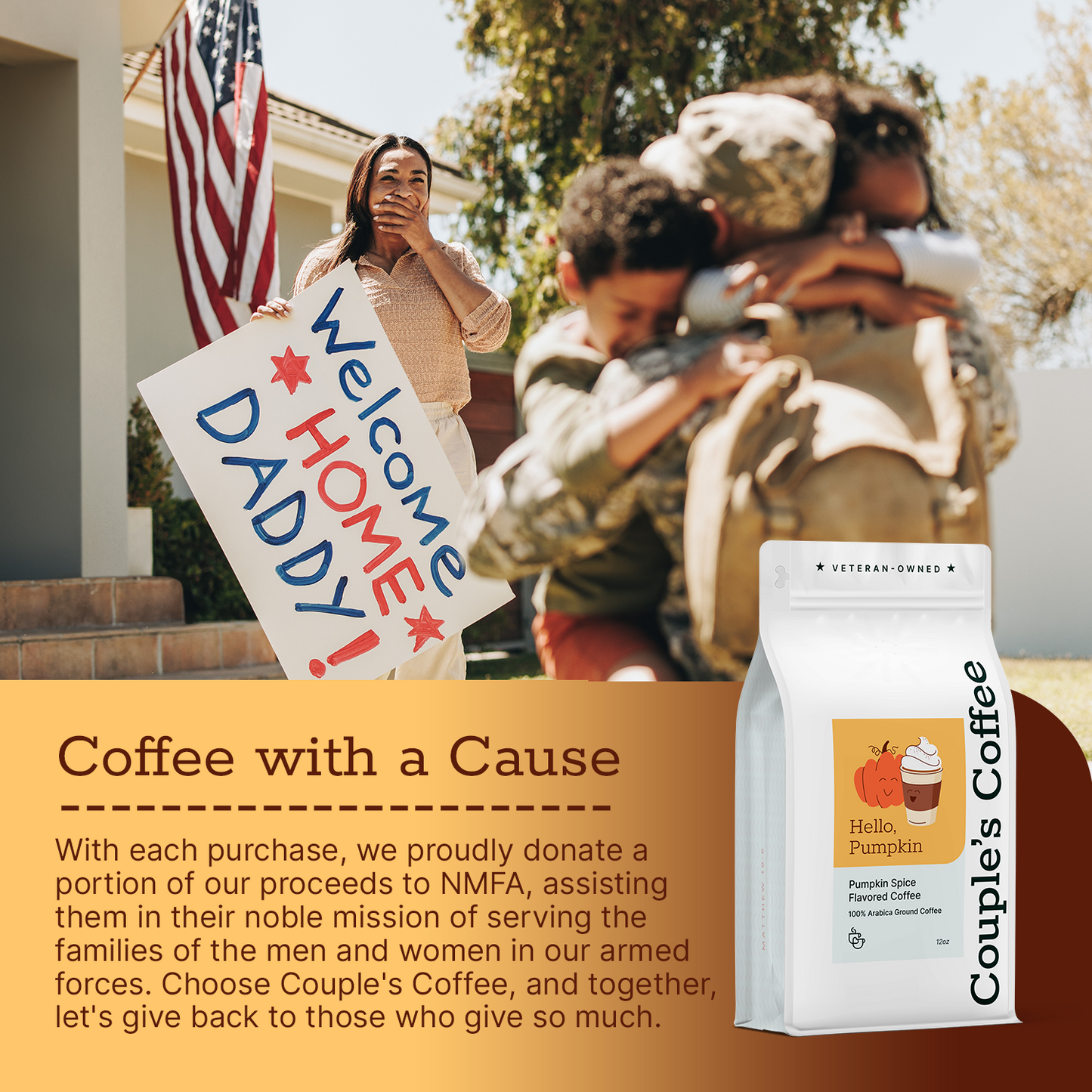 Couple's Coffee Pumpkin Spice Ground Coffee
