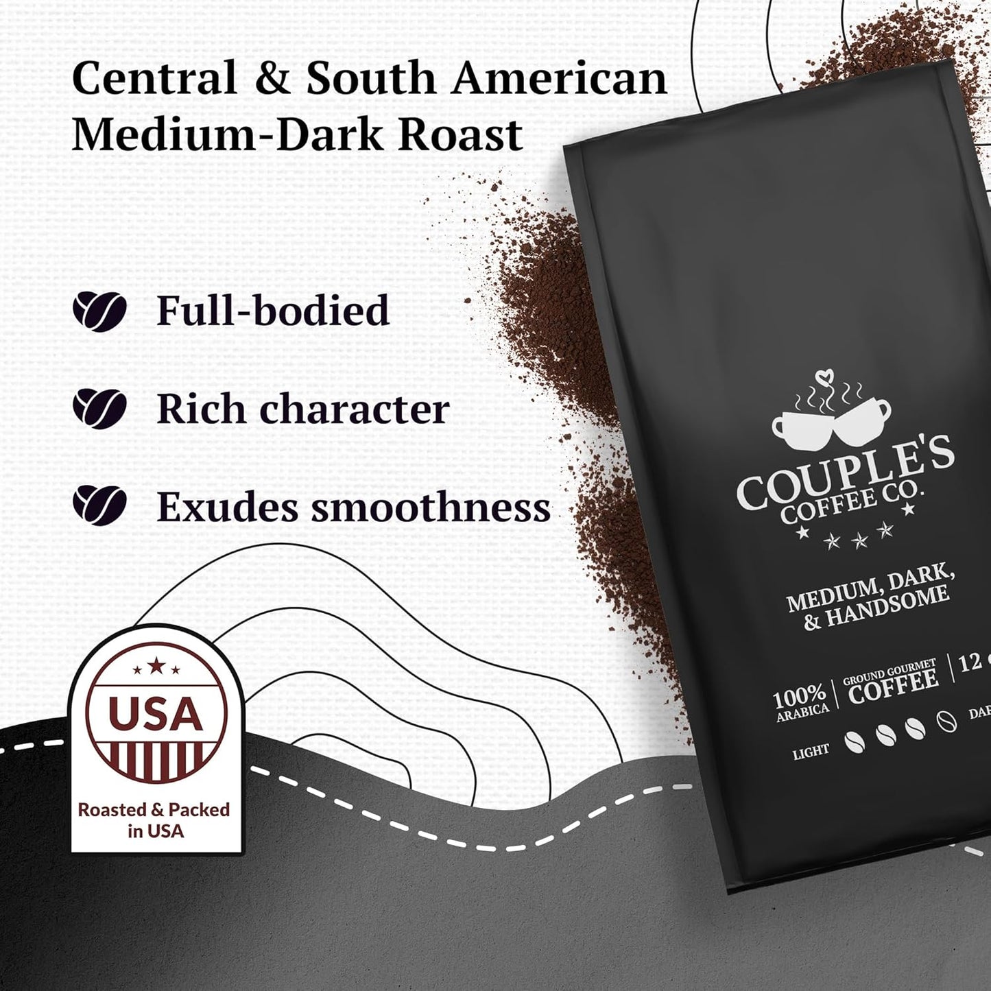 Couple's Coffee Dark & Handsome Roasted