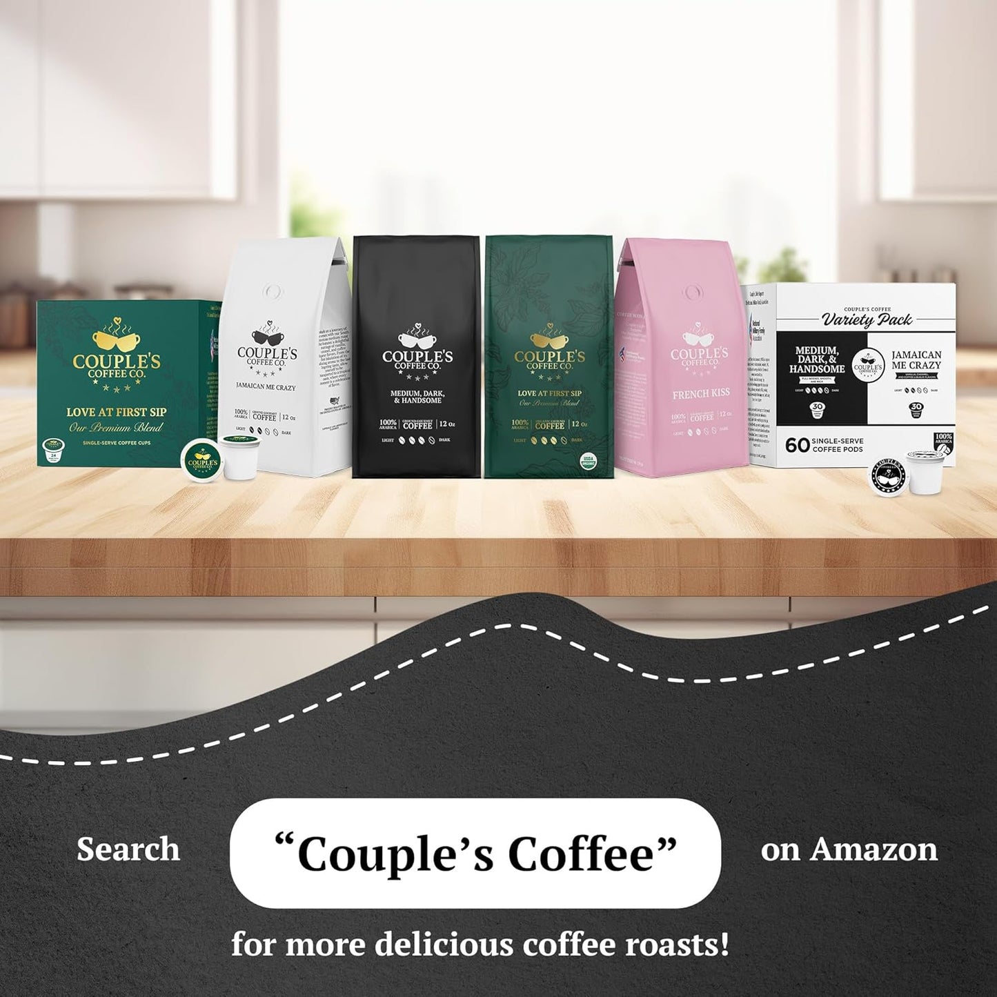 Couple's Coffee Dark & Handsome Roasted