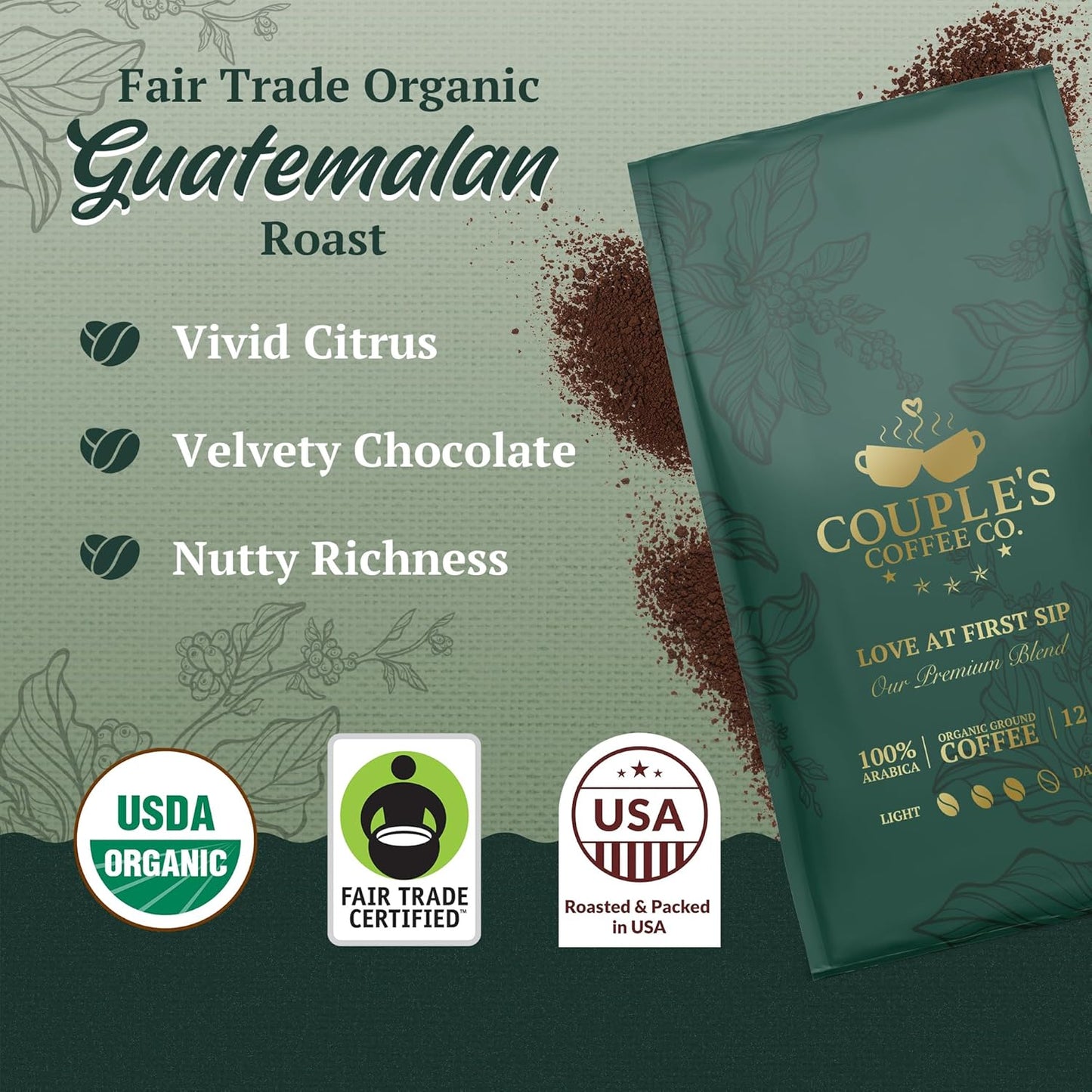 Couple's Coffee Organic Guatemalan Coffee