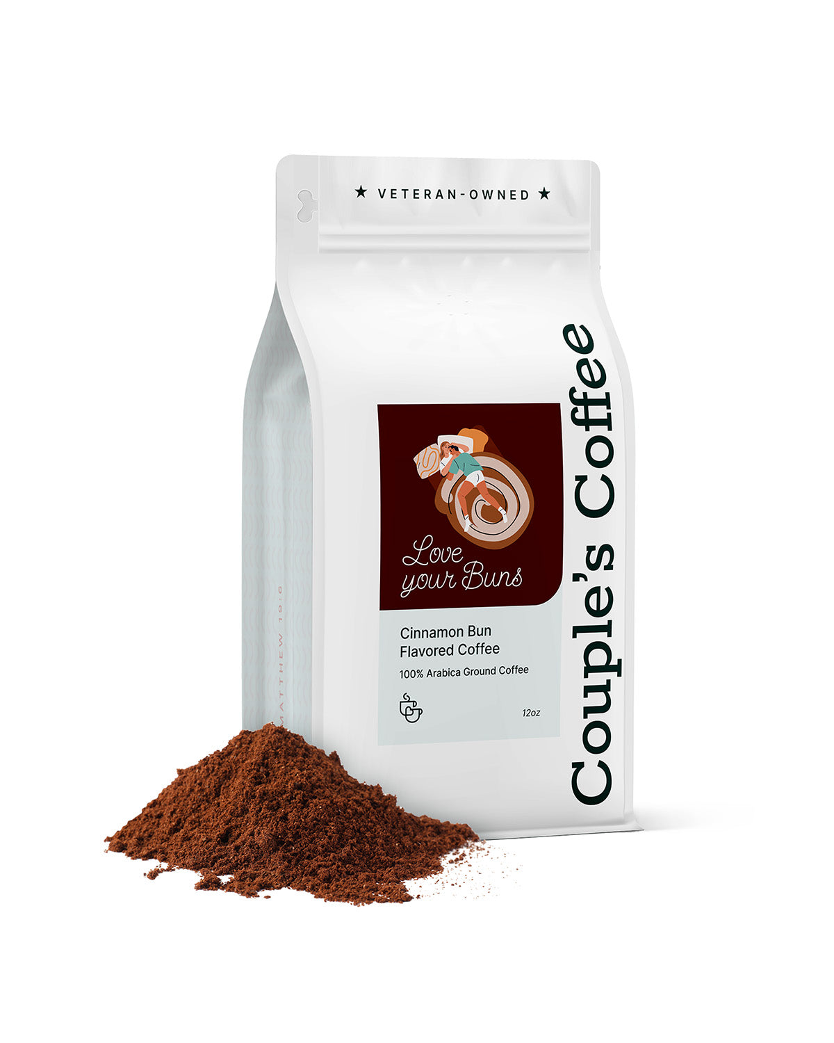Couple's Coffee Cinnamon Bun Ground Coffee