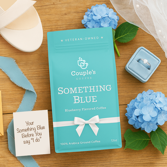 Something Blue - Blueberry Flavored Ground Coffee - Bridal Gift