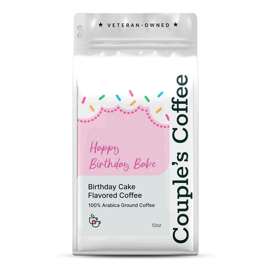 Birthday Cake Flavored Coffee | Medium Roast | Ground Coffee 12oz